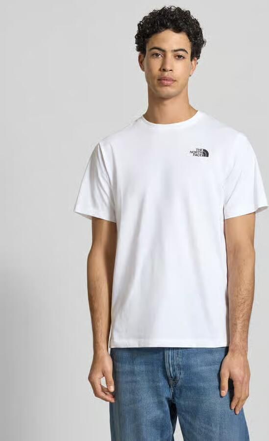The North Face Regular fit T-shirt van katoenmix Model 'VERTICAL' - Foto 4