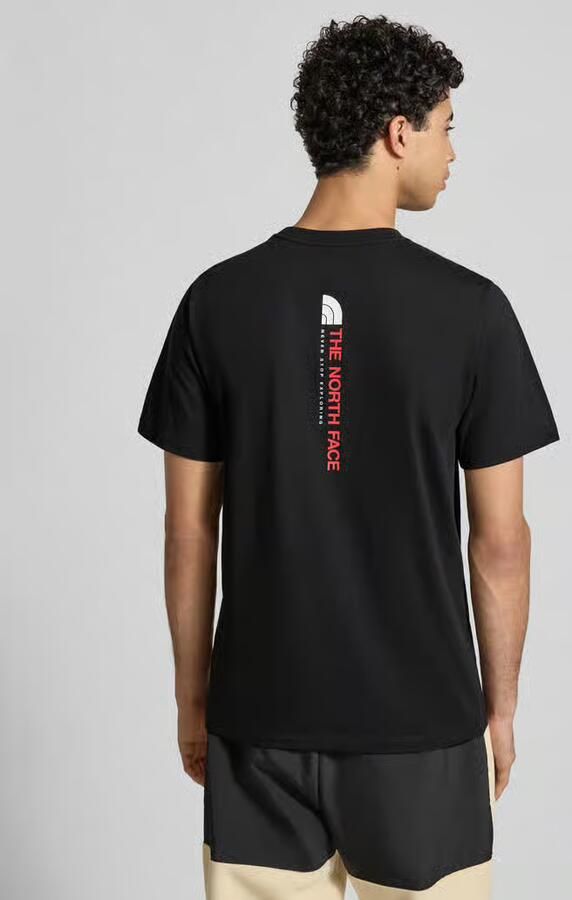The North Face Regular fit T-shirt van katoenmix Model 'VERTICAL'