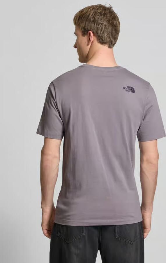 The North Face Regular fit T-shirt van pure katoen Model 'MOUNTAIN LINE' - Foto 3