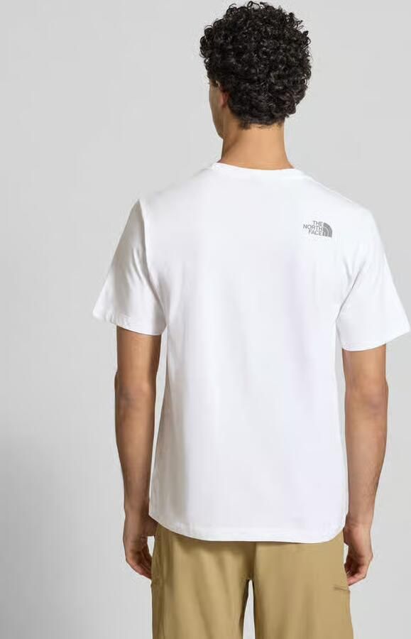 The North Face T-shirt Korte Mouw MOUNTAIN LINE REGULAR SHORT SLEEVE TEE TNF - Foto 2