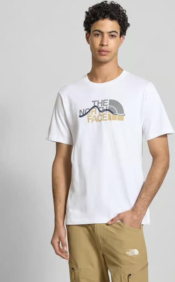 The North Face T-shirt Korte Mouw MOUNTAIN LINE REGULAR SHORT SLEEVE TEE TNF - Foto 3