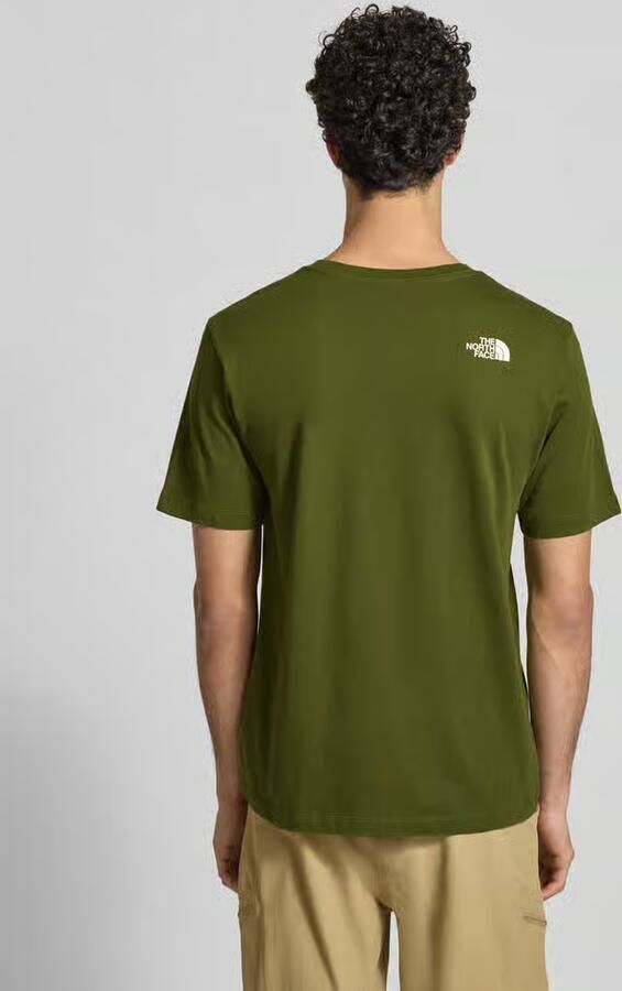 The North Face Regular fit T-shirt van pure katoen Model 'MOUNTAIN LINE' - Foto 2