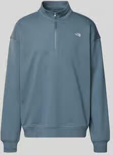 The North Face relaxed fit sweatshirt met opstaande kraag en ritssluiting