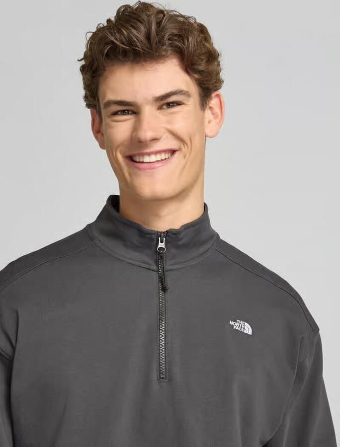 The North Face relaxed fit sweatshirt met opstaande kraag en ritssluiting
