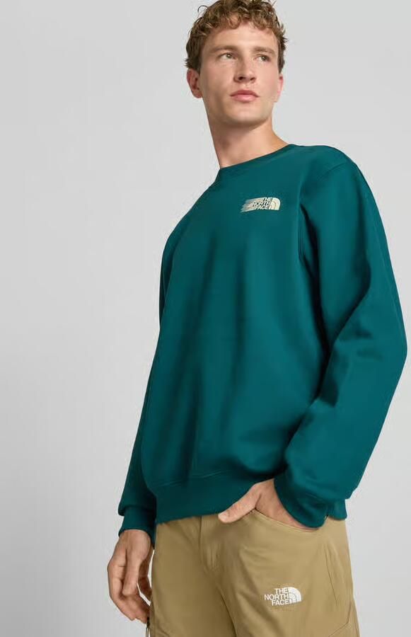 The North Face relaxed fit sweatshirt van katoenmix - Foto 2
