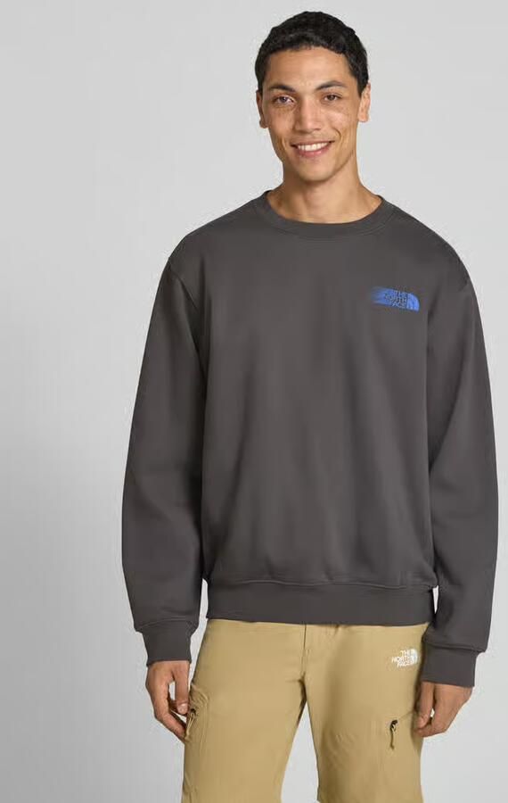 The North Face relaxed fit sweatshirt van katoenmix - Foto 3