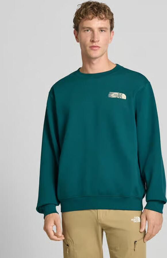 The North Face relaxed fit sweatshirt van katoenmix - Foto 2