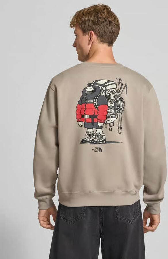 The North Face relaxed fit sweatshirt van katoenmix met labeldetail - Foto 3