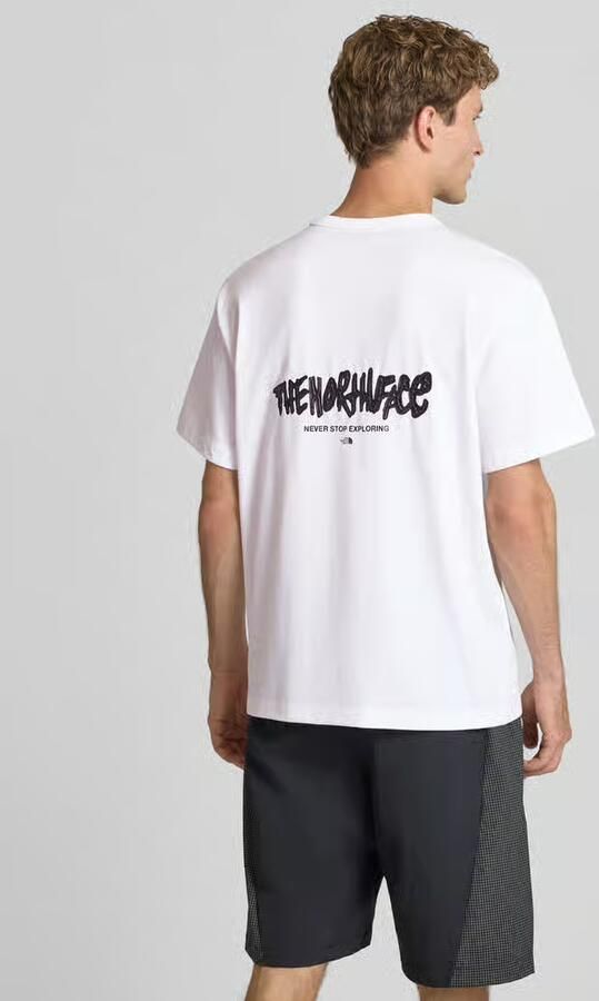 The North Face Relaxed fit T-shirt van puur katoen met logoprint