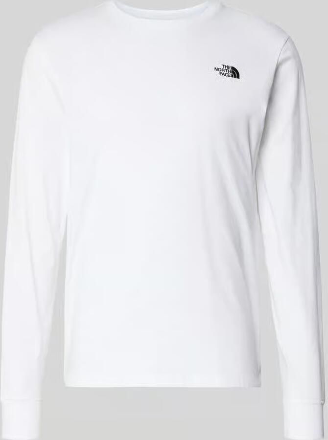 The North Face Shirt met lange mouwen met labelstitching