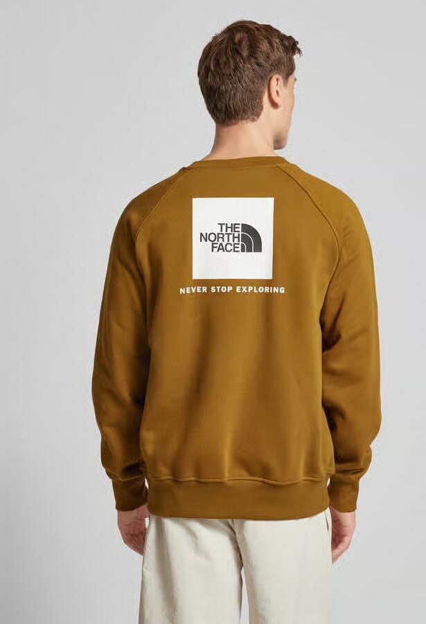 The North Face Sweatshirt met labelstitching model 'RAGLAN REDBOX CREW'