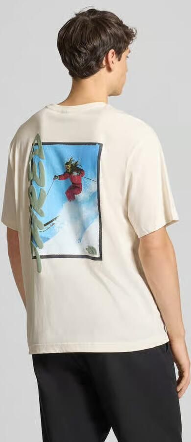The North Face T-shirt met labeldetail