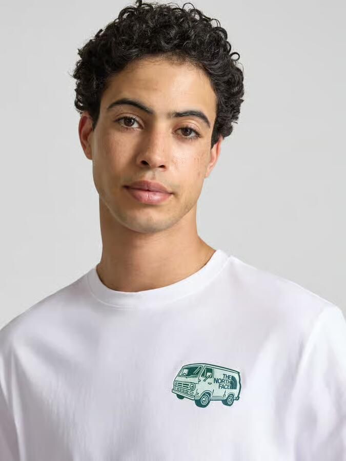 The North Face T-shirt met labelprint en ronde hals