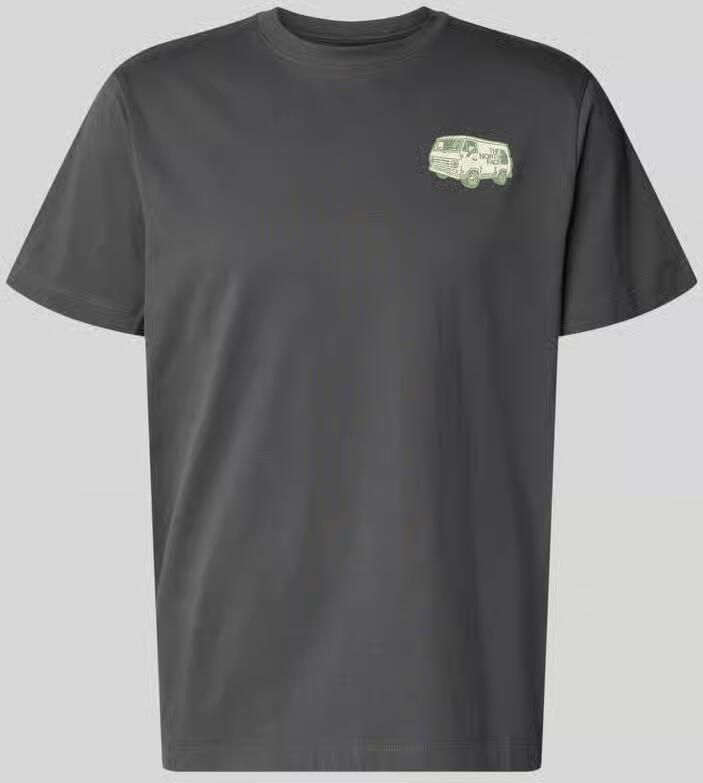 The North Face T-shirt met labelprint en ronde hals - Foto 2