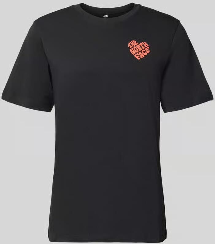 The North Face T-shirt met labelprint en ronde hals - Foto 2