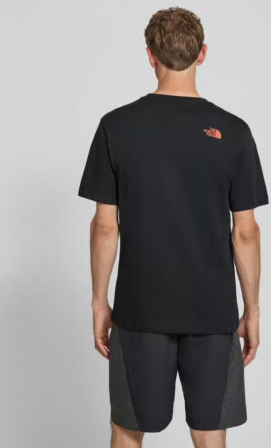 The North Face T-shirt met labelprint en ronde hals - Foto 3