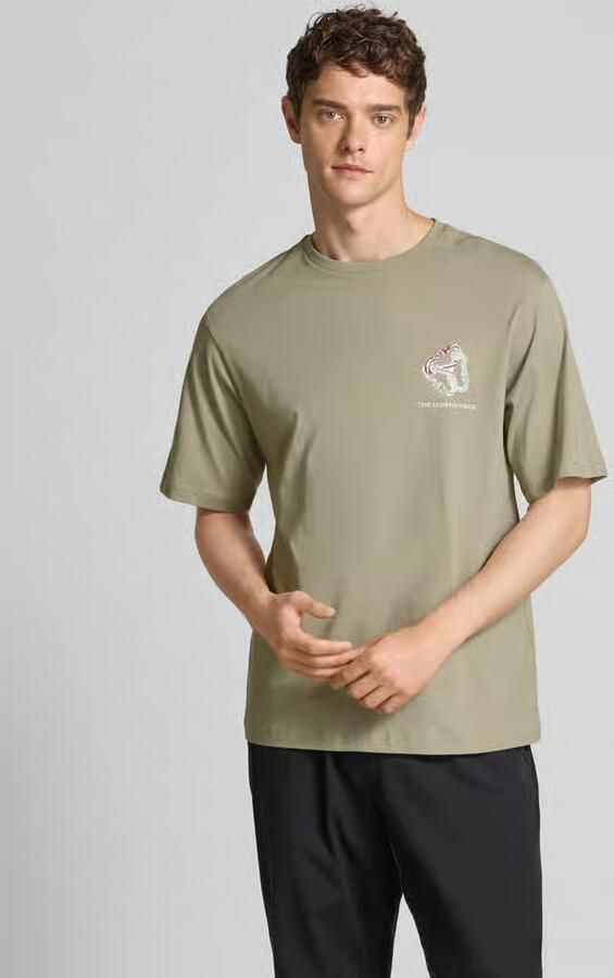 The North Face T-shirt met labelprint