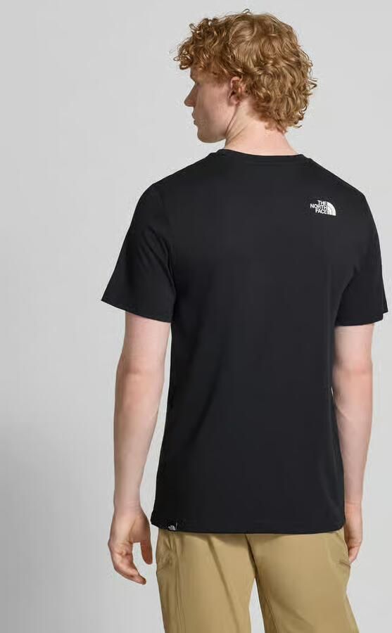 The North Face Eenvoudige Dome Logo Katoenen T-shirt Black Heren - Foto 5