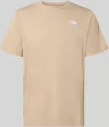 The North Face T-shirt met Labelstitching en Ronde hals
