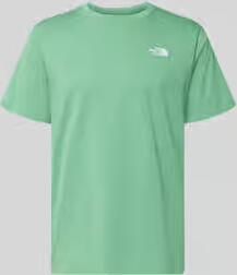 The North Face T-shirt met Labelstitching en Ronde hals
