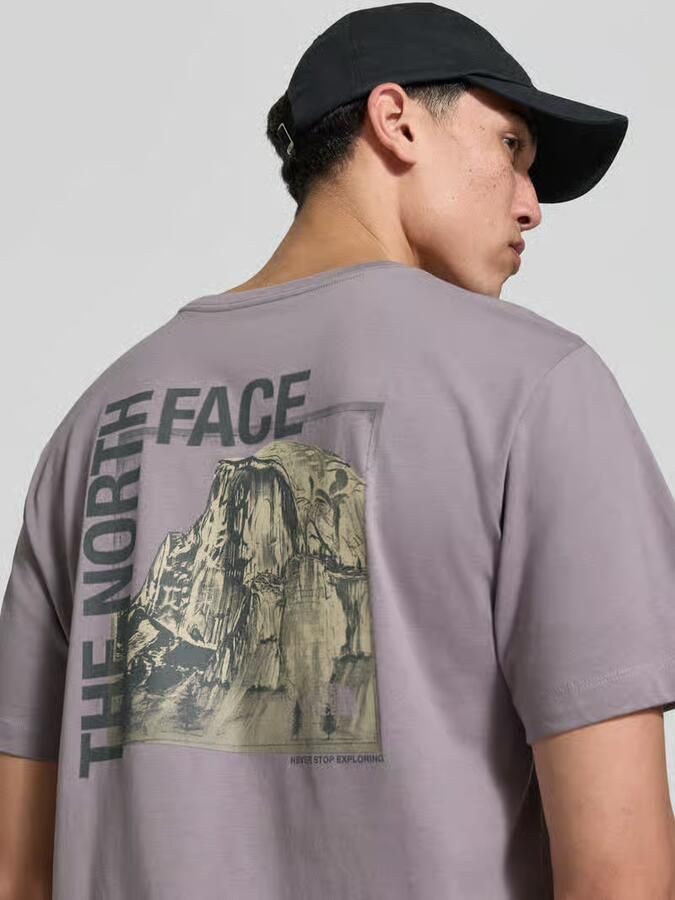 The North Face T-shirt met logo en ronde hals - Foto 2