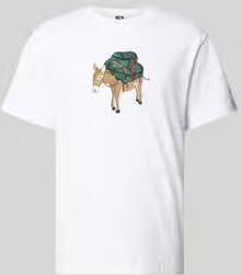 The North Face T-shirt met motiefprint model 'DONKEY TAXI'