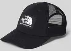 The North Face Zwarte Trucker Cap met gebogen klep Black - Foto 2