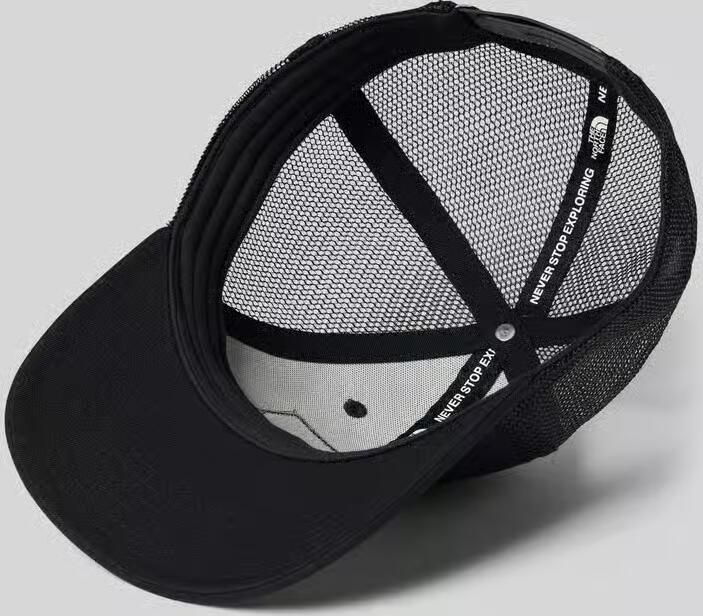 The North Face Zwarte Trucker Cap met gebogen klep Black - Foto 2