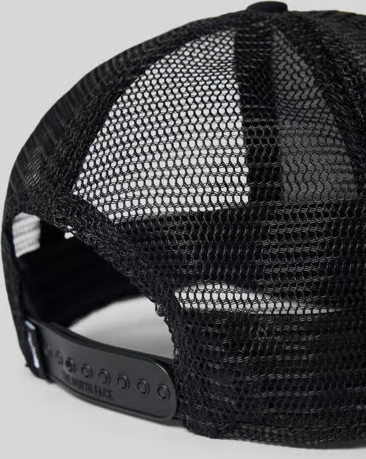 The North Face Zwarte Trucker Cap met gebogen klep Black - Foto 3