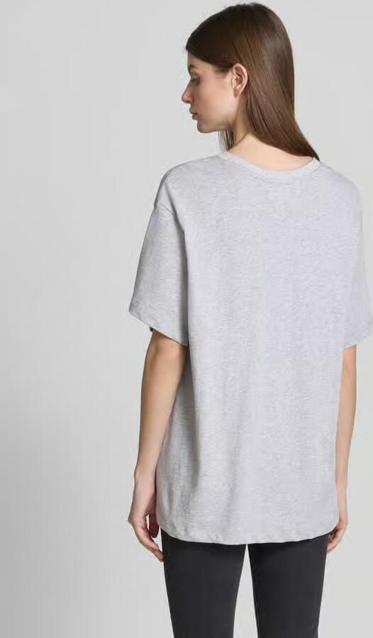 The Upside Oversized T-shirt met labelprint en ronde hals