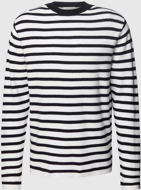 Tiger Of Sweden Gebreide pullover met streepmotief