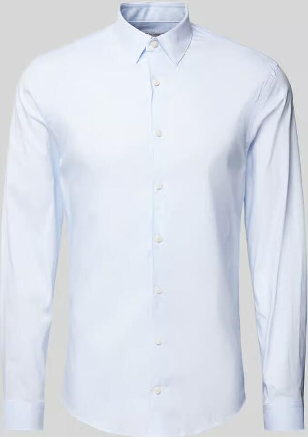 Tiger Of Sweden Extra slim fit zakelijk overhemd met kentkraag model 'BRODIE' - Foto 4