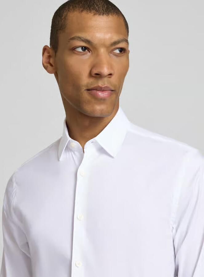 Tiger Of Sweden Extra slim fit zakelijk overhemd met kentkraag model 'BRODIE' - Foto 2