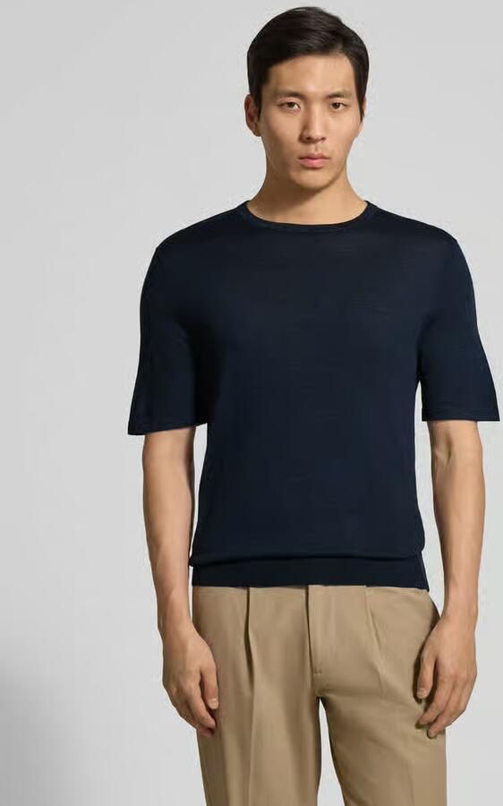 Tiger Of Sweden Gebreid shirt met ronde hals model 'Connor' - Foto 4