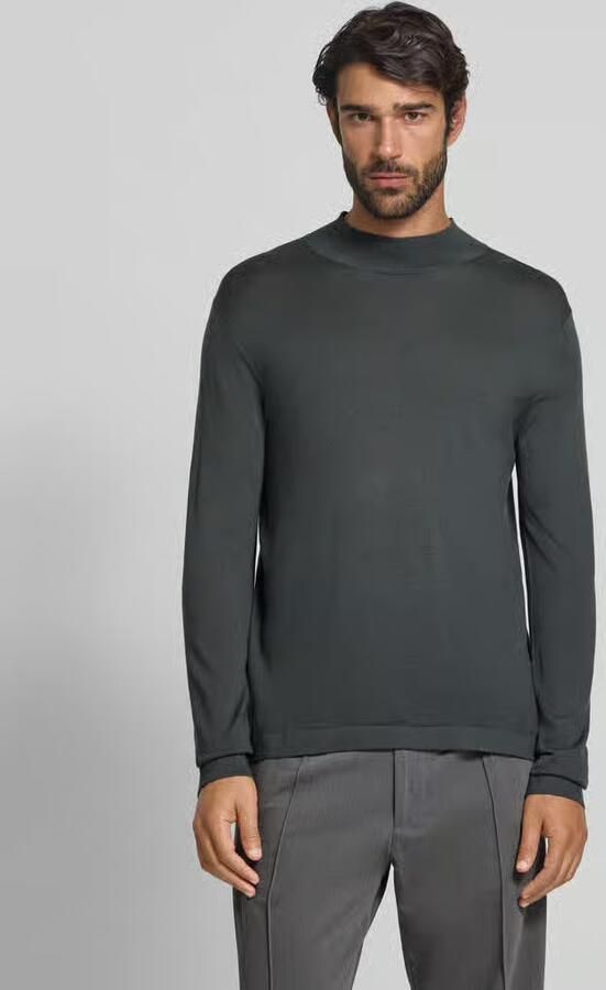 Tiger Of Sweden Gebreide pullover van merinowol met opstaande kraag model 'Tern' - Foto 2