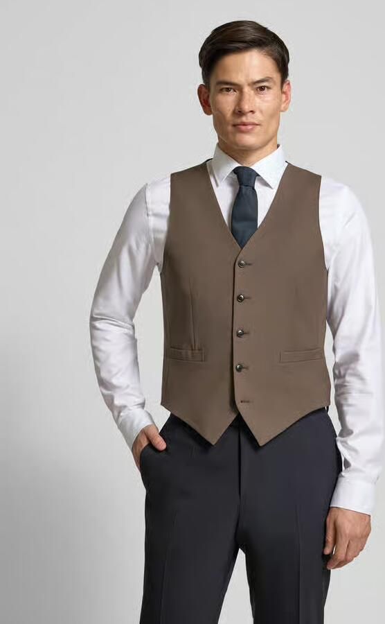 Tiger Of Sweden Gilet met knoopsluiting model 'Wayde' - Foto 2