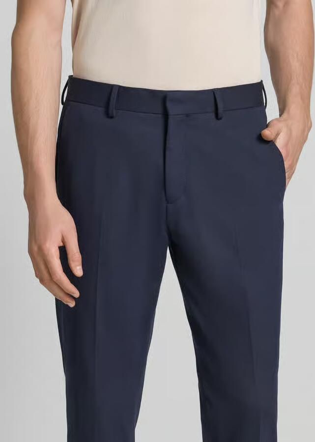 Tiger Of Sweden Pantalon van viscosemix met vouw model 'TENSE'