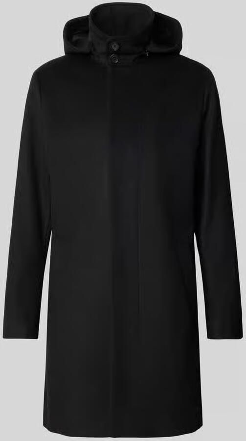 Tiger Of Sweden Regular fit lange jas van pure viscose model 'Aleric'
