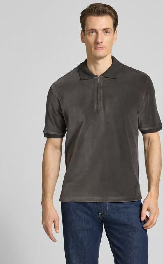 Tiger Of Sweden Regular Fit poloshirt met ritssluiting model 'Francis' - Foto 4