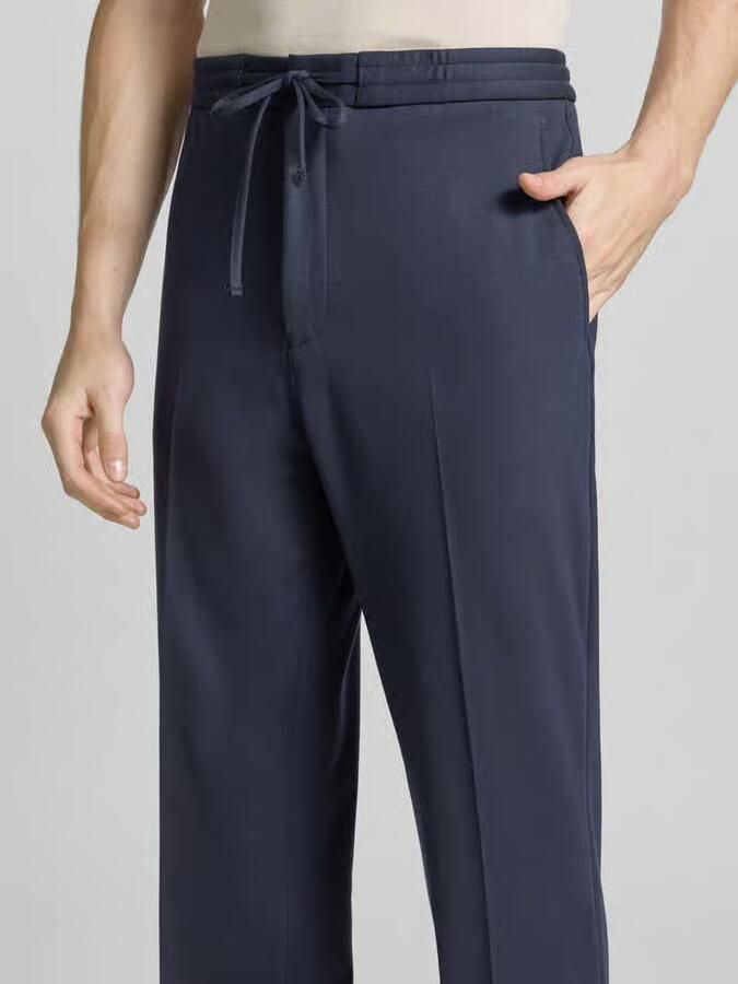 Tiger Of Sweden regular fit stoffen broek van viscosemix model 'ISCOVE'