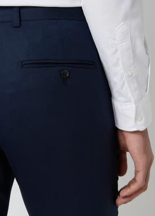 Tiger Of Sweden Slim fit pantalon van een mix van wol en elastaan model 'Gordon'