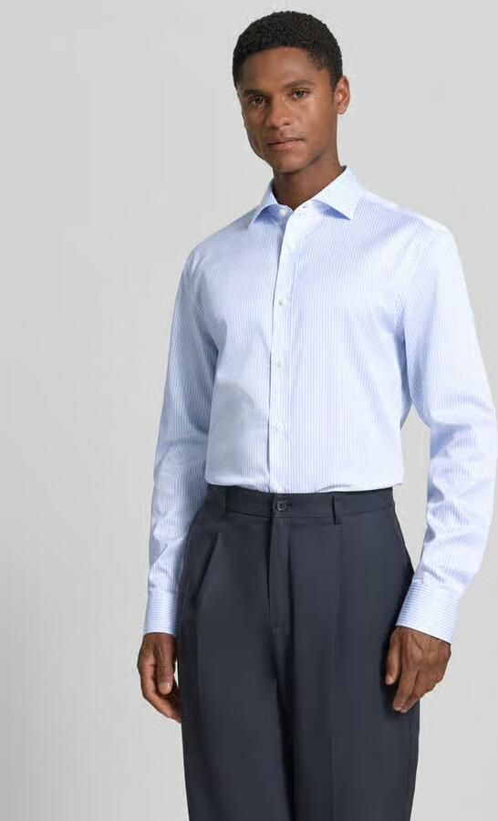 Tiger Of Sweden slim fit vrijetijdsoverhemd met kentkraag model 'Adley' - Foto 2