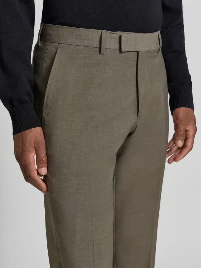 Tiger Of Sweden straight fit broek met lanawol met wol model 'Tenuta'