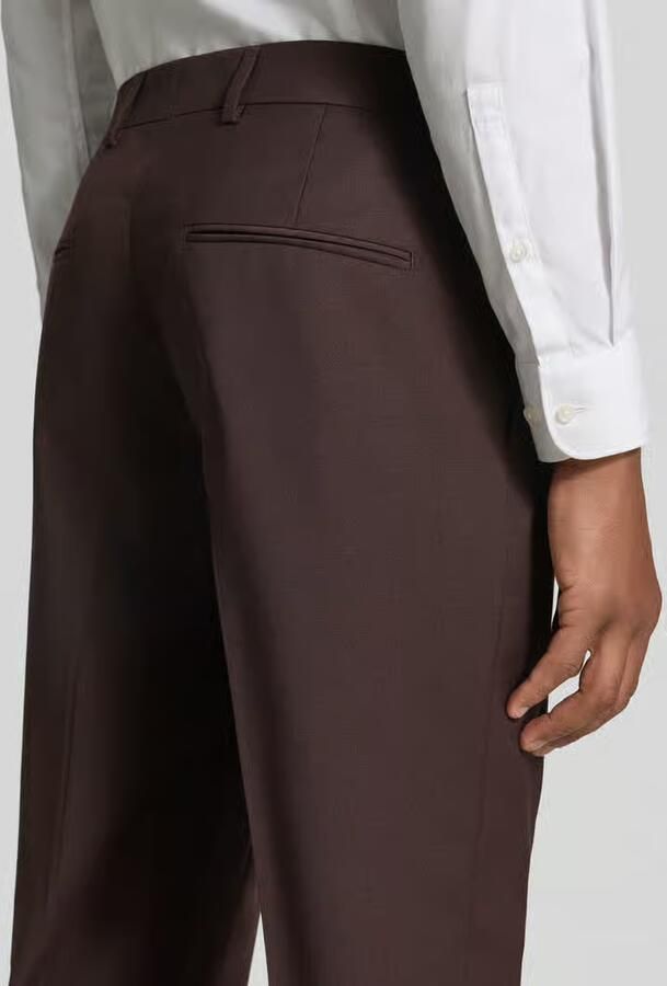 Tiger Of Sweden straight fit broek met lanawol met wol model 'Tenuta'