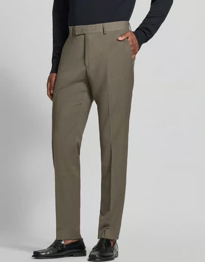 Tiger Of Sweden straight fit broek met lanawol met wol model 'Tenuta' - Foto 2