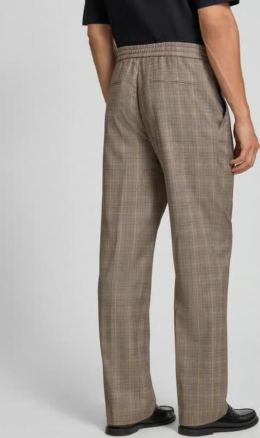 Tiger Of Sweden straight fit stoffen broek met persplooien model 'Cove' - Foto 3