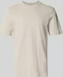 Tiger Of Sweden T-shirt met geribde ronde hals model 'Olaf'