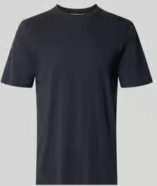 Tiger Of Sweden T-shirt met geribde ronde hals model 'Olaf'