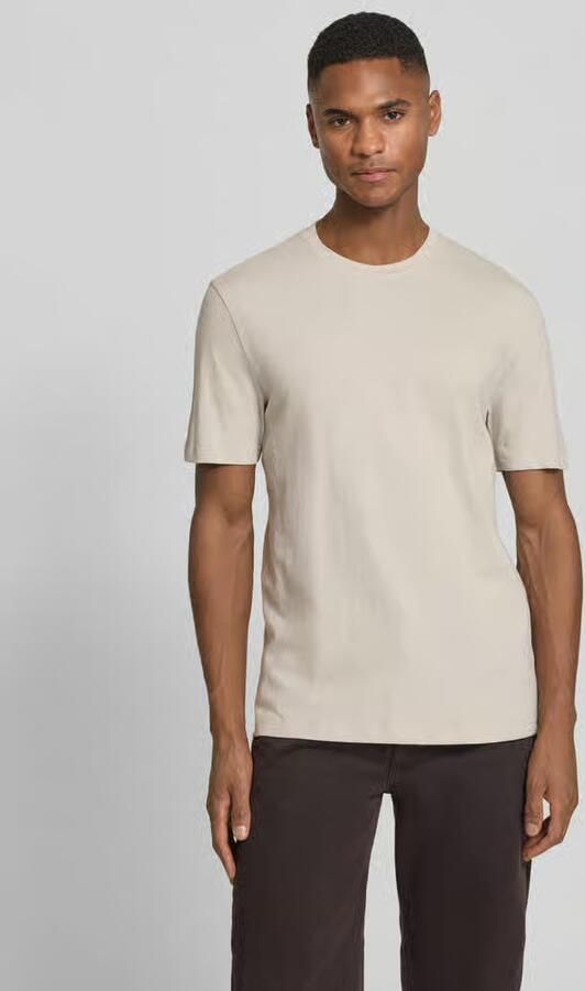 Tiger Of Sweden T-shirt met geribde ronde hals model 'Olaf' - Foto 2
