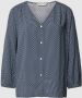 Tom Tailor Gedessineerde blouse met doorknoopsluiting - Thumbnail 1
